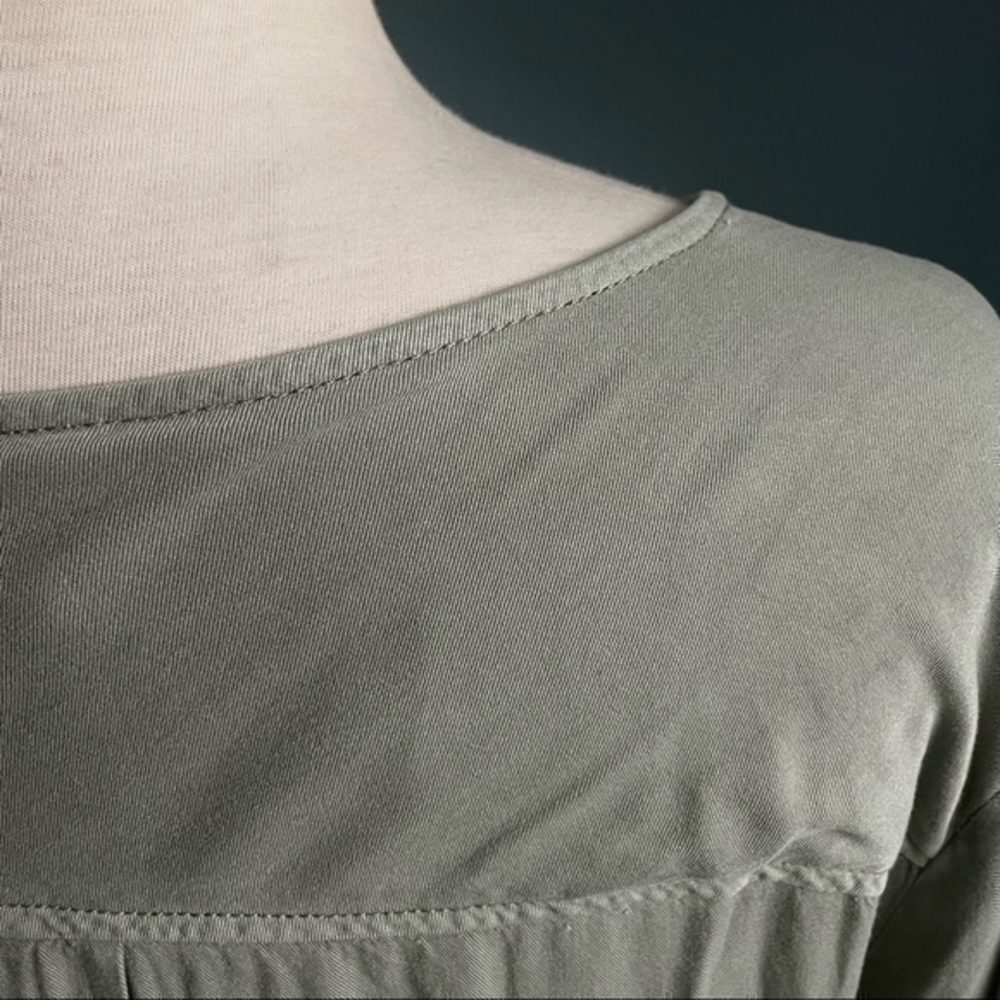 $10 SALE NWT Rolled Sleeve Lightweight Shirt Sz M Oregano Green ANA Outdoor - Picture 3 of 10